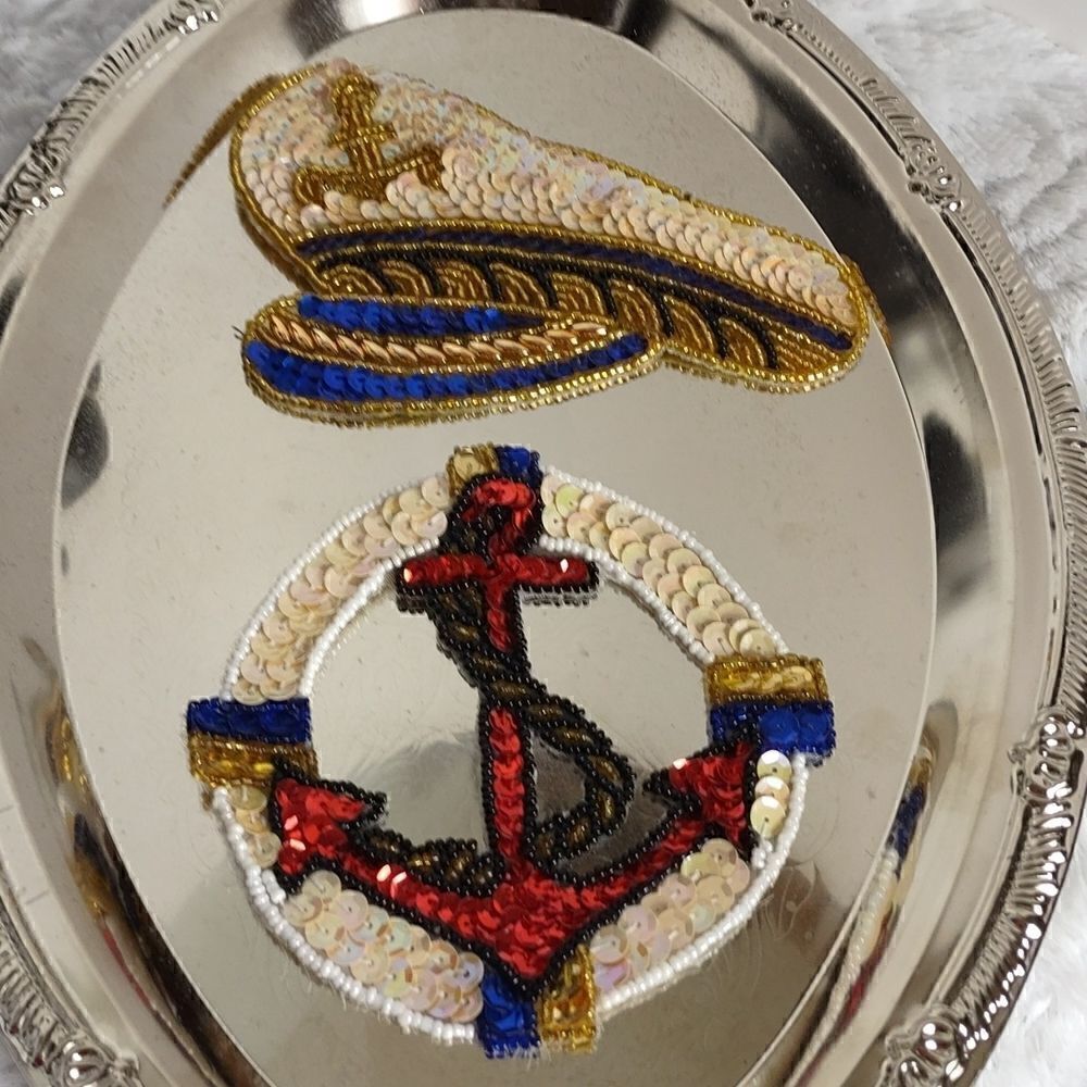 Nautical Sequined Patches